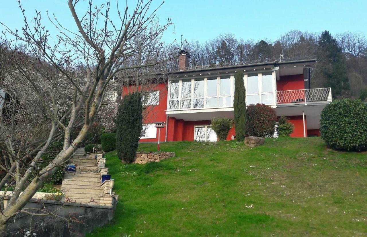 Ferienwohnung Casa Rossa Neckarsteinach Ngoại thất bức ảnh