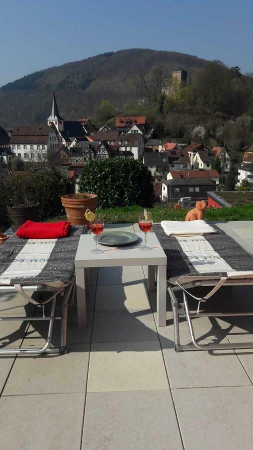 Ferienwohnung Casa Rossa Neckarsteinach Ngoại thất bức ảnh
